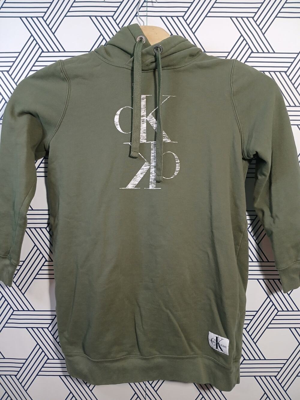 Calvin Klein Jeans Hoodie  Streetwear Pullover Minimalist Urban Unisex Casual